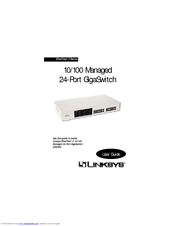 Linksys EG24M - EtherFast II Switch User Manual