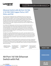 Linksys SFE2010P Product Data