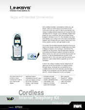 Linksys CIT200 - iPhone USB VoIP Wireless Phone Product Data