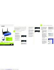 Linksys WRT54GP2A-AT - Wireless-G Broadband Router Wireless Quick Installation