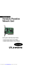 Linksys HPN100 - 1 Mbps Network User Manual
