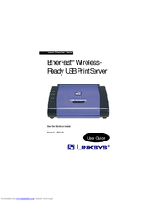 Linksys PPS1UW - EtherFast Wireless-Ready USB PrintServer Print Server User Manual