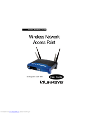 Linksys WAP11 - Instant Wireless Network Access Point User Manual