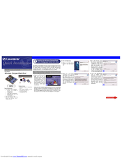 Linksys WCF12 - Wireless-B Network CompactFlash Card Quick Installation