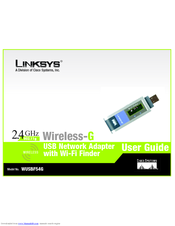 Linksys WUSBF54G User Manual