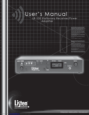Listen Technologies LR-100 User Manual