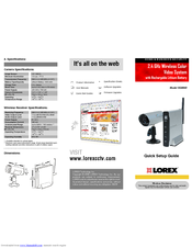 Lorex SG8840 Quick Setup Manual