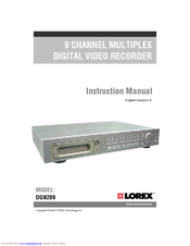 Lorex DGN209 Instruction Manual