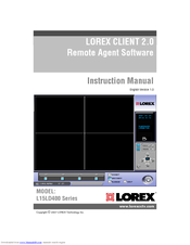 Lorex L15LD400 series Instruction Manual