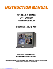 Lorex SG21CD7444UQ-A80 Instruction Manual