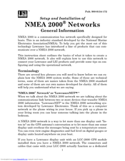 Lowrance NMEA 2000 General Information Manual