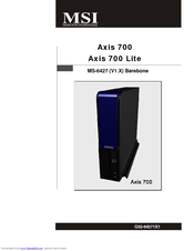 MSI Axis 700 User Manual