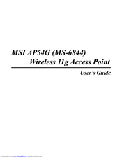 MSI MS-6844 User Manual