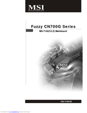 MSI Fuzzy CN700G Series User Manual