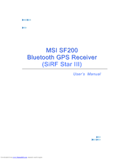 MSI SF200 User Manual