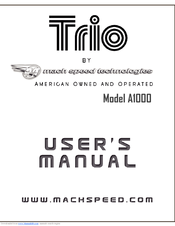 Mach Trio A1000 User Manual