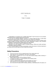 Mach Trio TCH828 User Manual