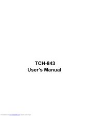 Mach Trio TCH843 User Manual
