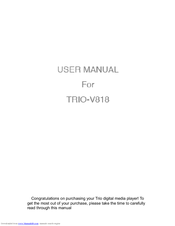 Mach Trio V818 User Manual
