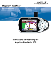 Magellan RoadMate 360 - Automotive GPS Receiver Reference Manual