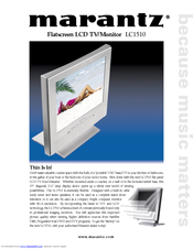 Marantz LC1510 Specifications