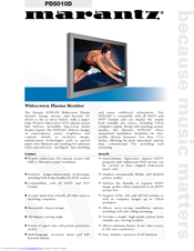 Marantz PD5010D Specifications