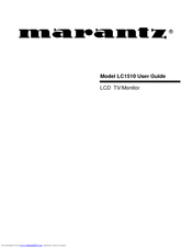 Marantz LC1510 User Manual