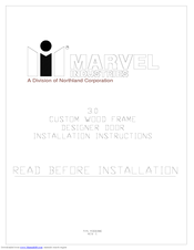 Marvel 3SWCE-WW-G Installation Instructions