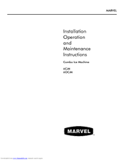 Marvel 6OCiM Installation, Operation And Maintenance Instructions