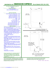 Marvel 30iMA-BS Dimensions