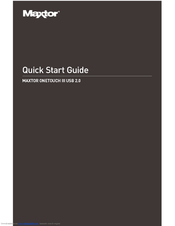 Maxtor OneTouch III Quick Start Manual
