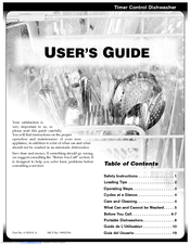 Maytag Jetclean III MDB3700AW User Manual