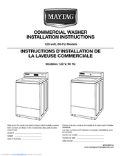 Maytag MAT15MNAW Installation Instructions Manual