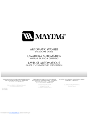 Maytag MTW5900TW - Centennial Washer Use And Care Manual