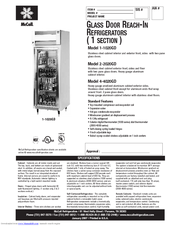 Mccall 1-1020GD Specifications