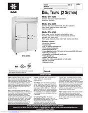 Mccall DT1-1045 Specifications