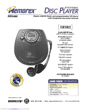 Memorex MD5480 Series Specifications