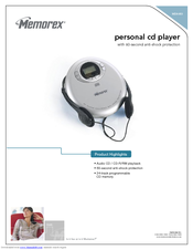 Memorex MD6483 Specification Sheet