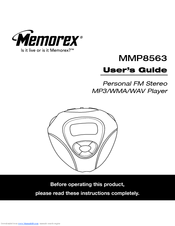 Memorex MMP8563 User Manual