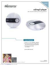 Memorex MPD8861 Specifications