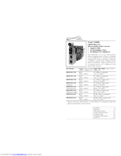 Transition Networks CBFTF1011-110 User Manual