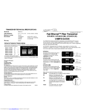 Transition Networks E-FX-MC01 User Manual