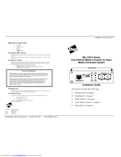 Milan MIL-C2413 Series Installation Manual