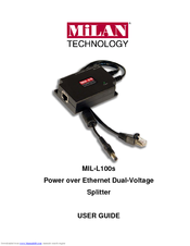 MiLAN MIL-L100S User Manual