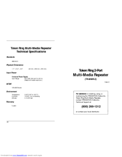 Transition Networks TR-MMR-2 Manual