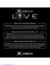 Microsoft Xbox Live Instruction Manual