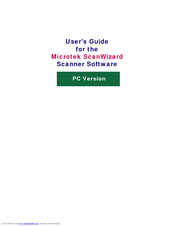 Microtek ScanWizard User Manual