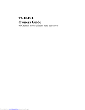 Midland 77-104XL Owner's Manual