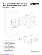 Miele EGW 601-14 Dimensions