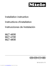 Miele MLT 4600 Installation Instruction